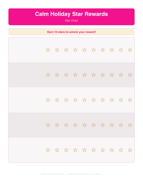 Calm Holiday Star Rewards preview