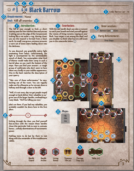 Scenario page