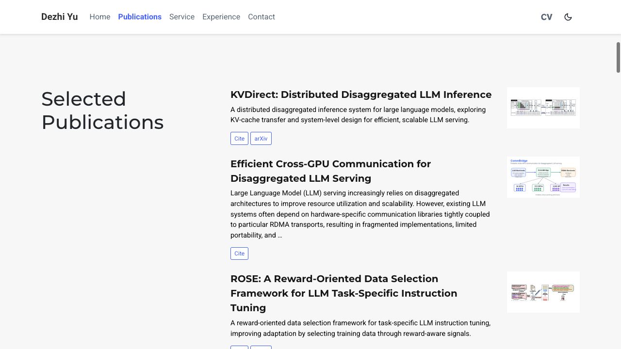 Selected publications preview