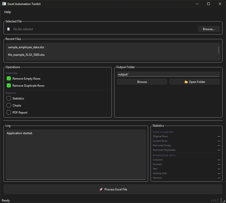 Excel Automation Toolkit screenshot 1