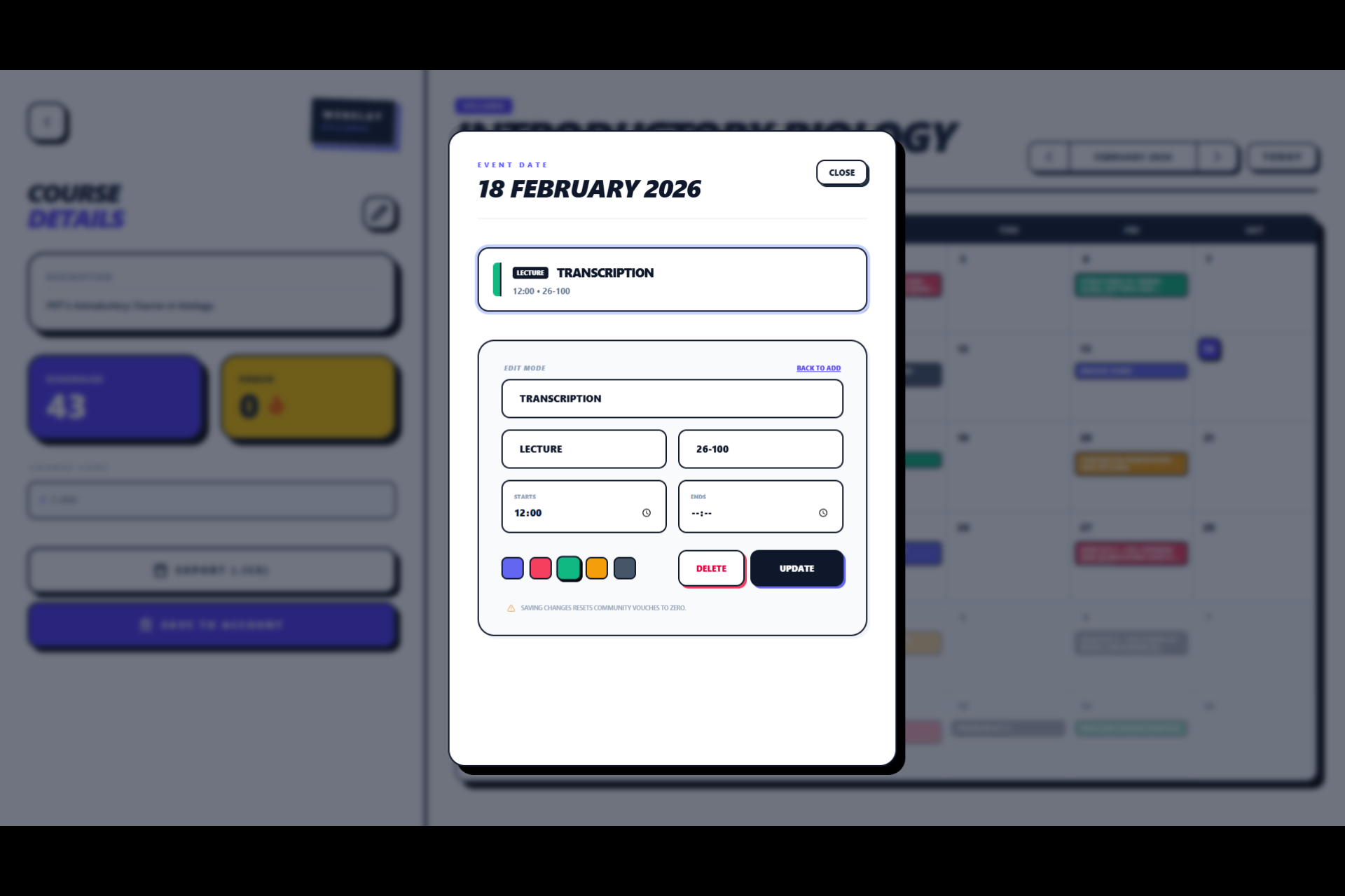 WeRelaySyllabus Event Popup