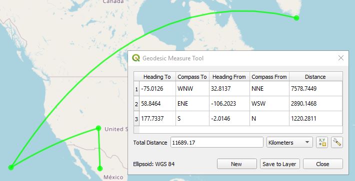 Geodesic Measure Tool