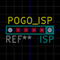 POGO ISP Micro KiCad footprint
