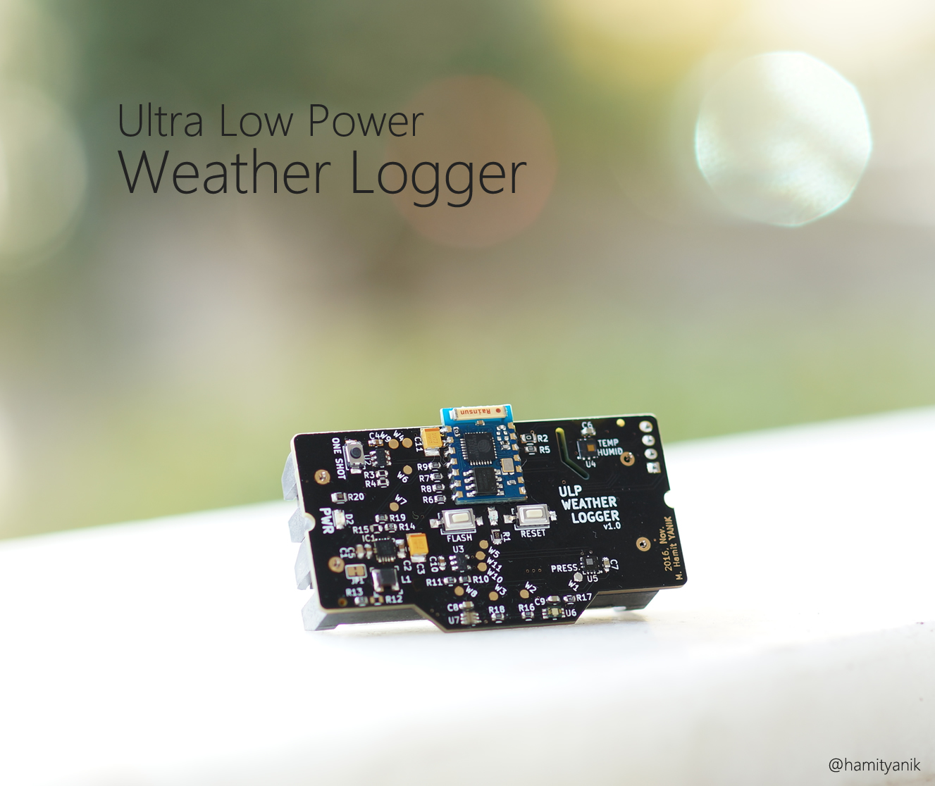 Ultra Low Power Weather Logger