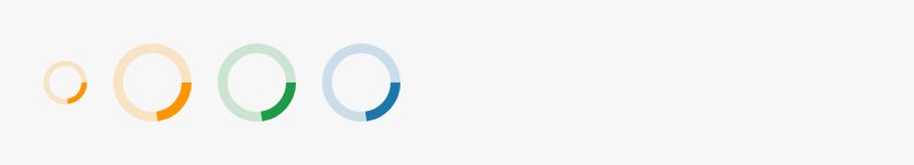 LoadingComponent sizes and colors