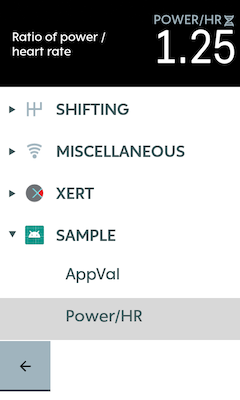 SDK field selection