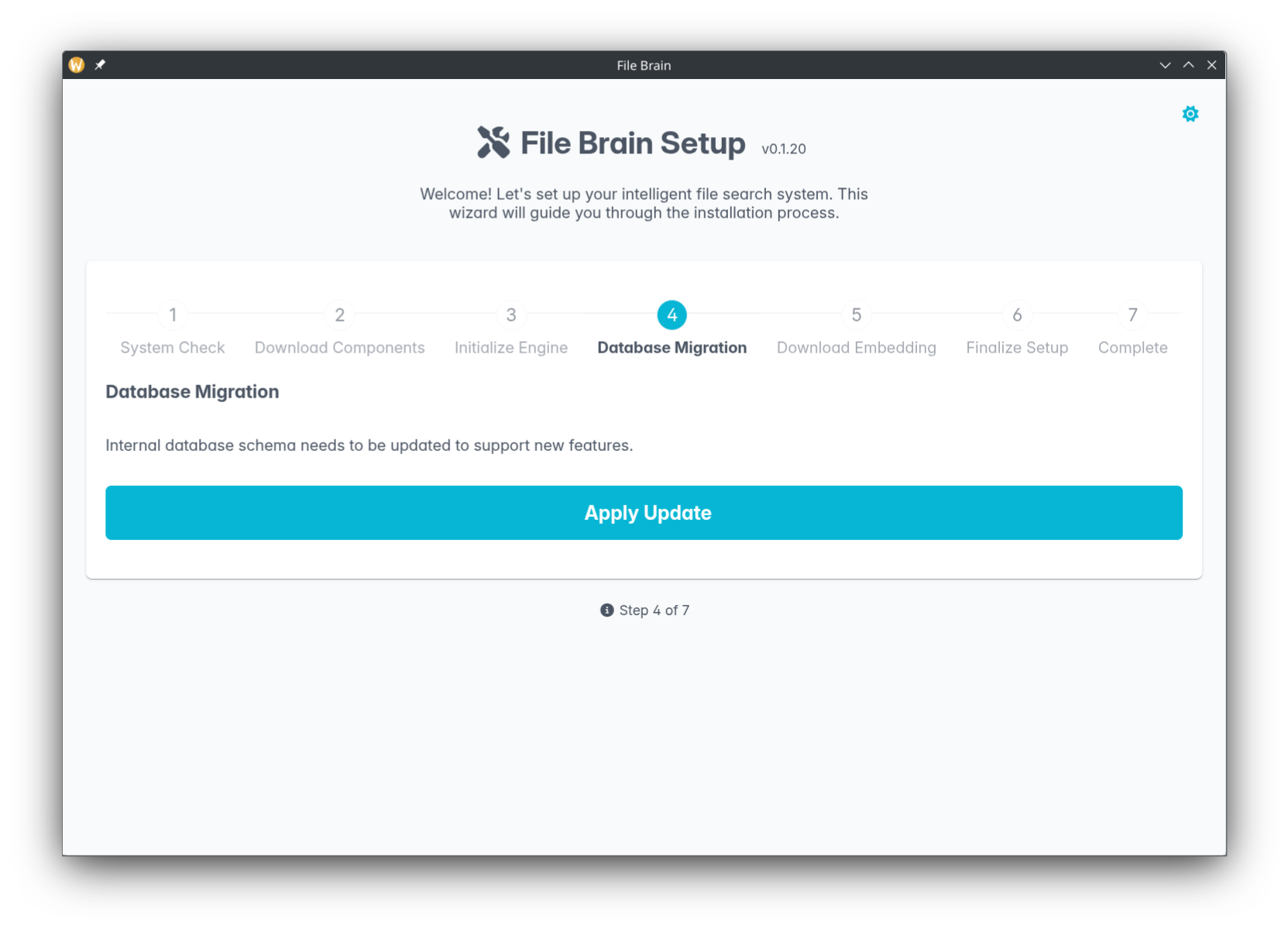 Initialization Wizard