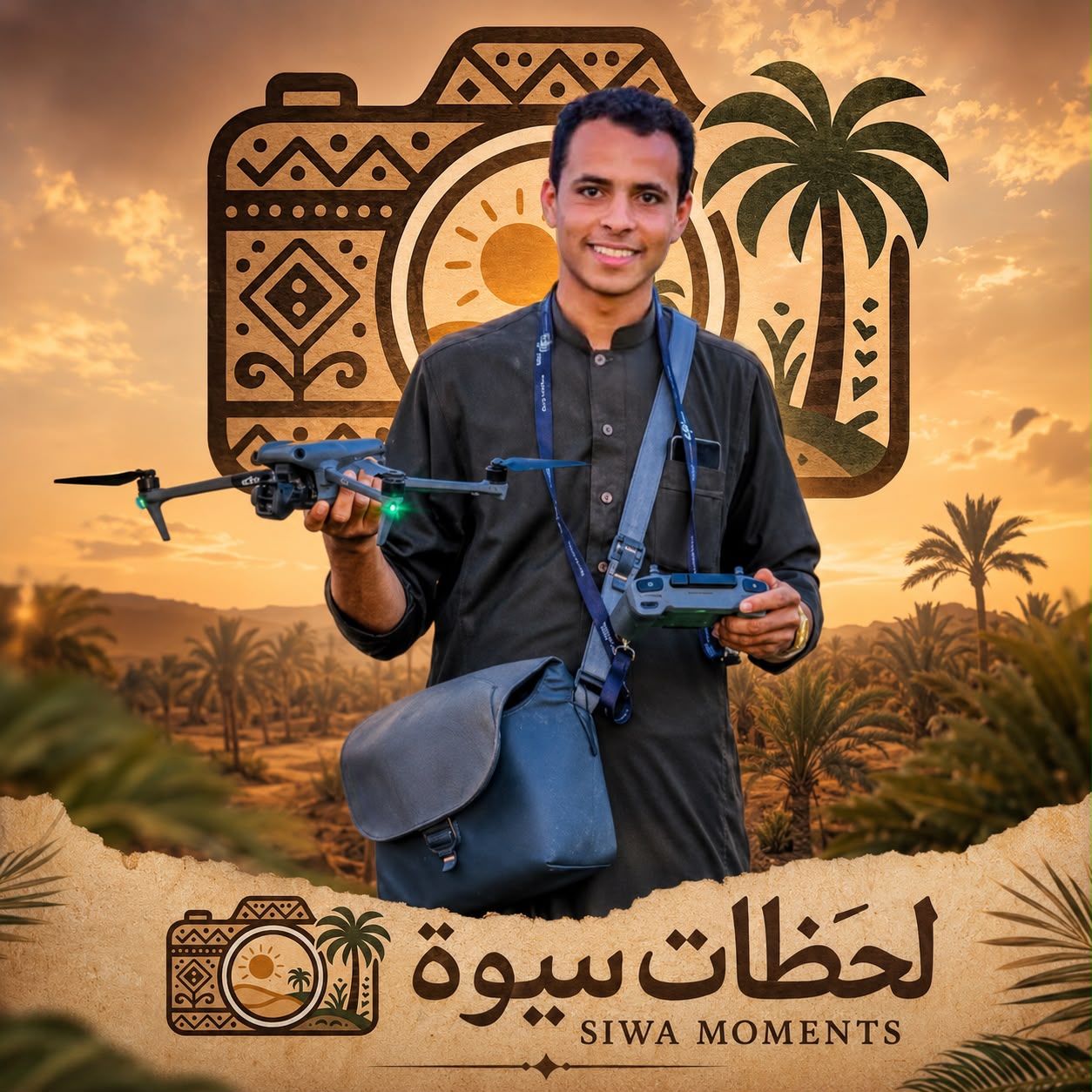 Youssef Abu Al-Qasim - photographer and drone photographer in Siwa