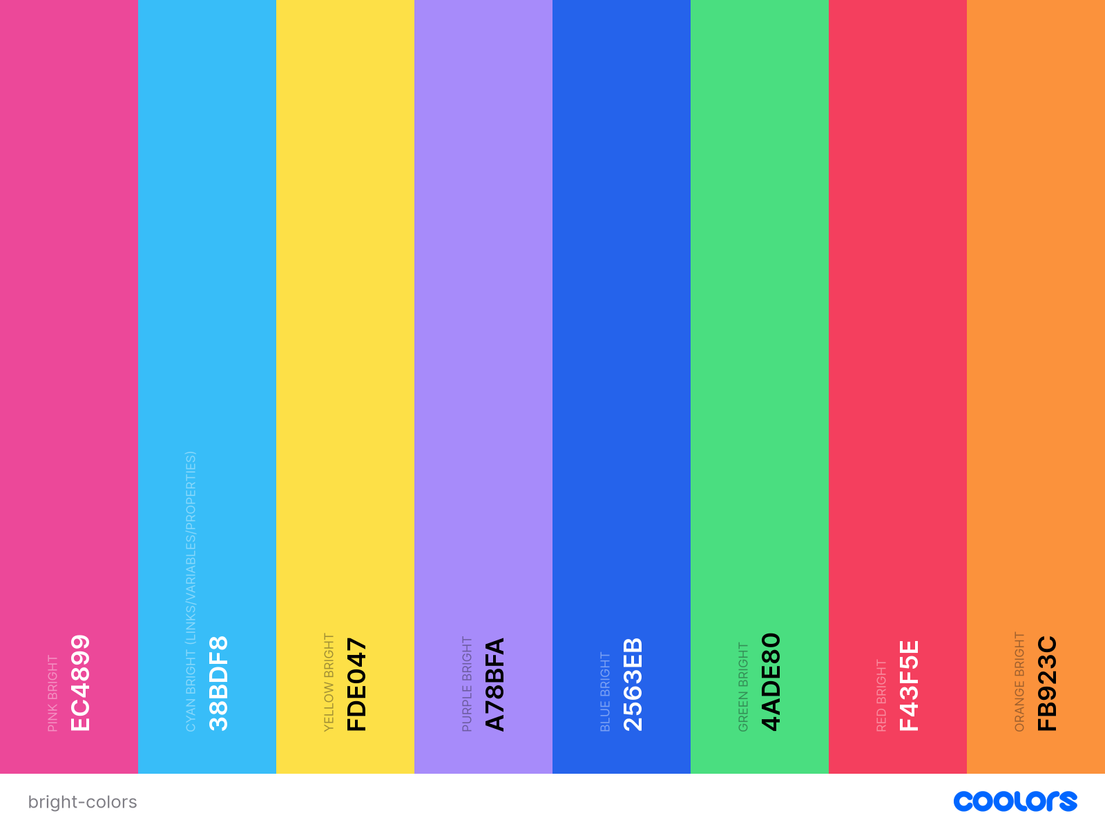 Bright Colors