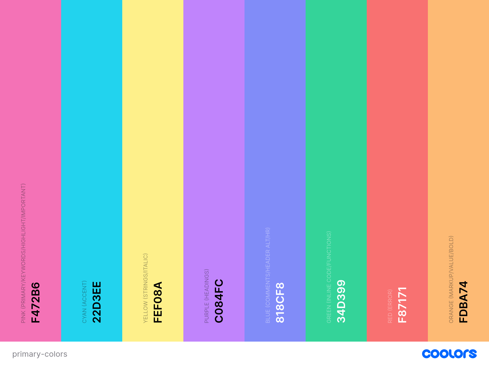 Primary Colors