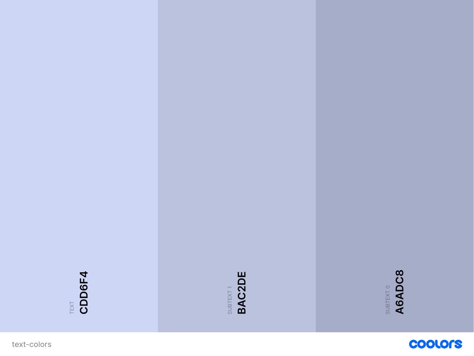 Text Colors