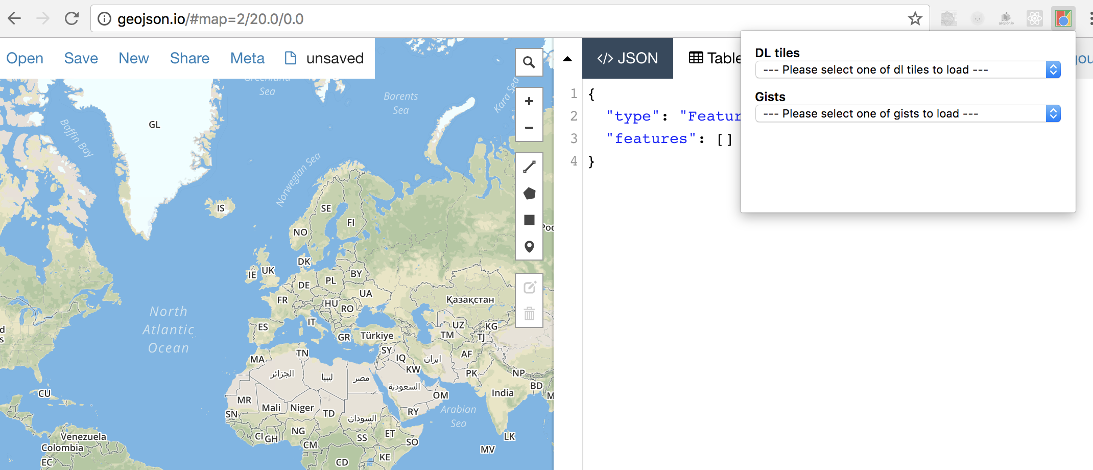 how it works with fetched dl tiles and gists