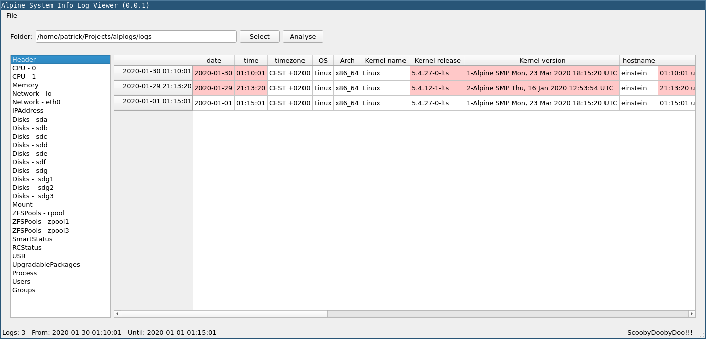 GitHub - hanckmann/alplogs: Alpine Linux System Info logger with email ...