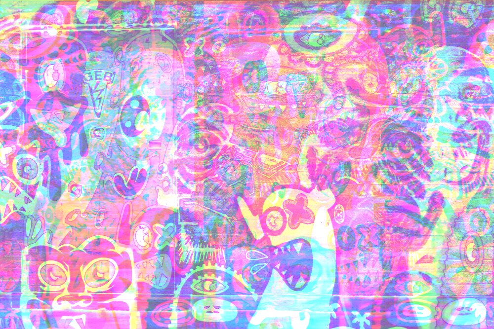 Databent image made with my DIY databending application