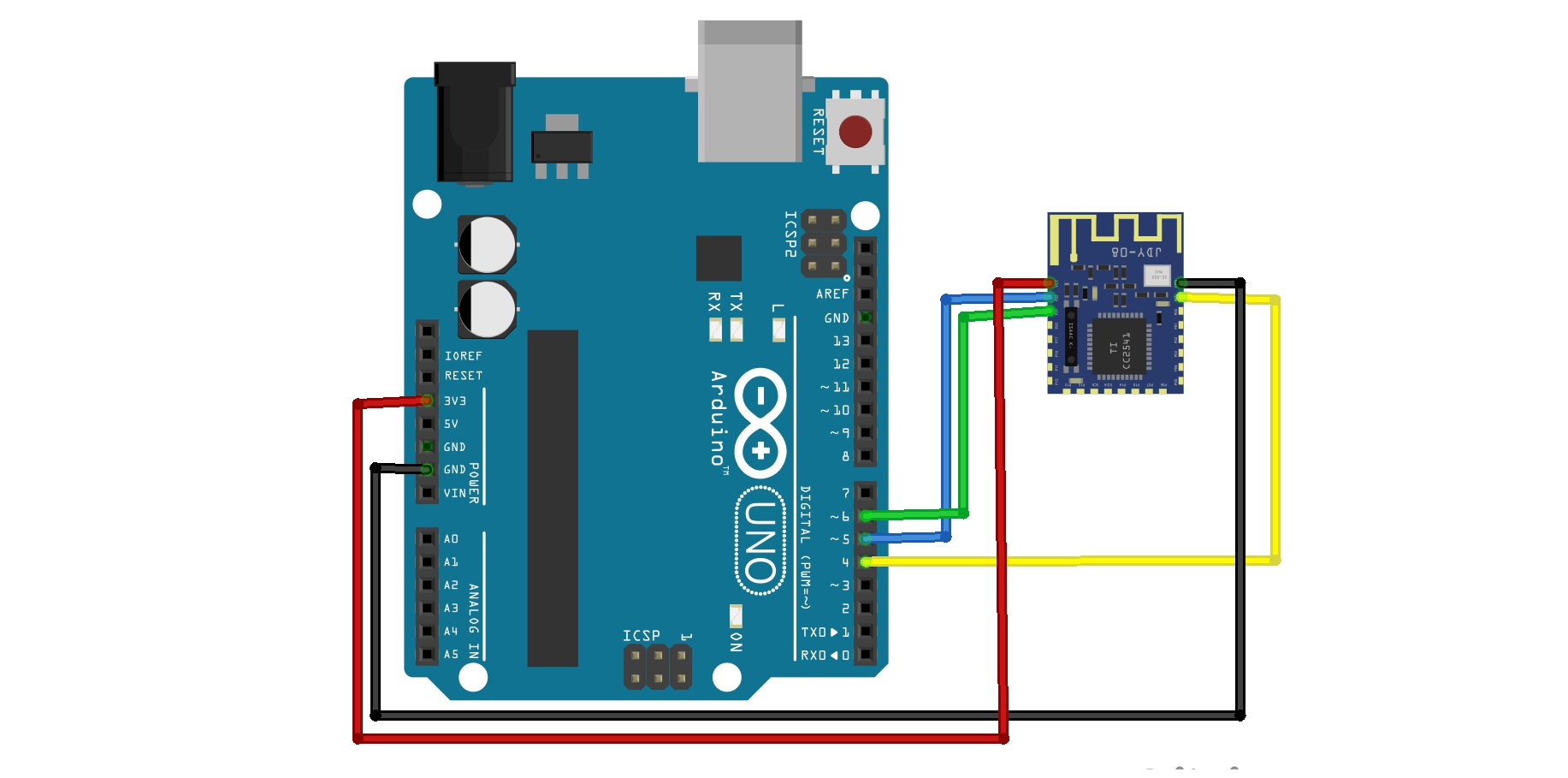 Bluetooth модуль jdy 08 подключение