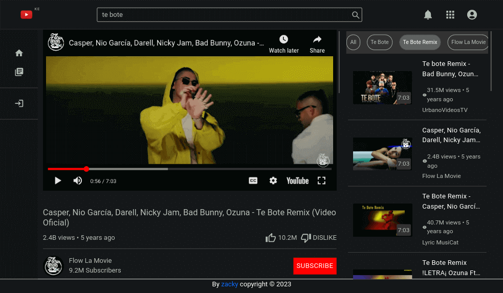 Youtube Clone