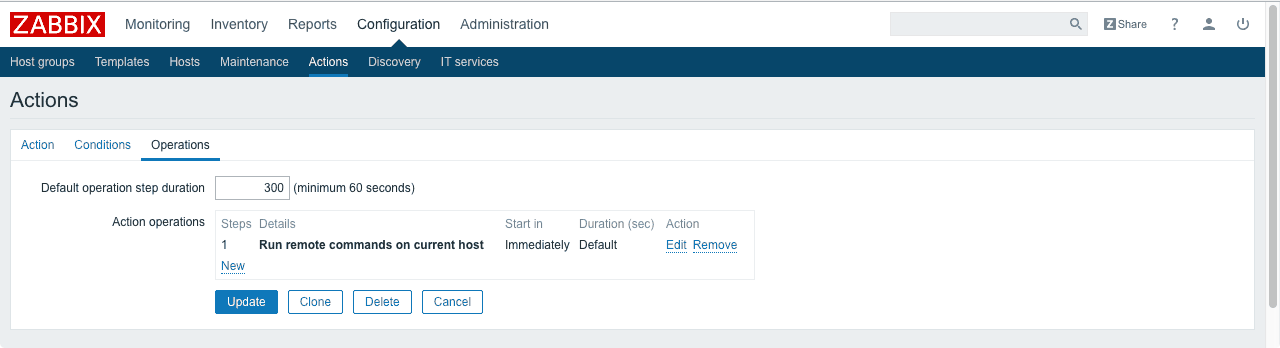 instance-id registration action (operation)