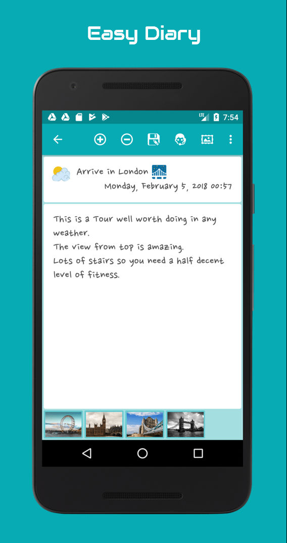Screenshot 2 of EasyDiary — opens full size