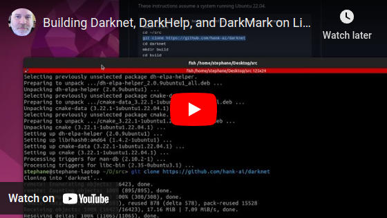 Darknet build tutorial for Linux