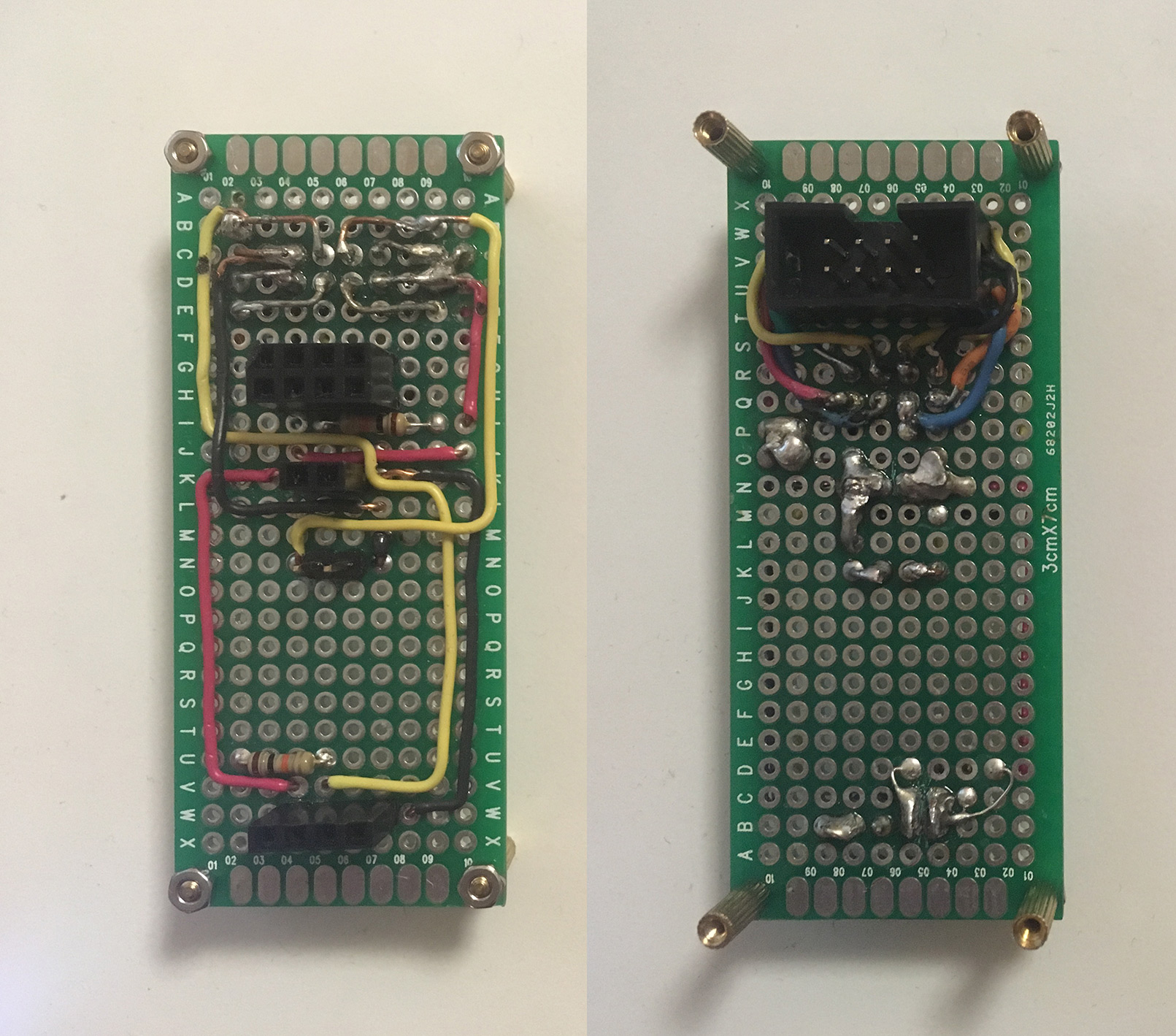 Badly soldered development board