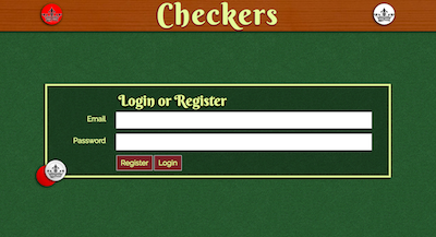 Sreenshot of Login page