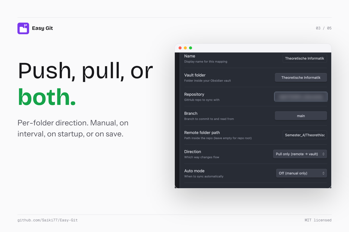 Push, pull, or both.