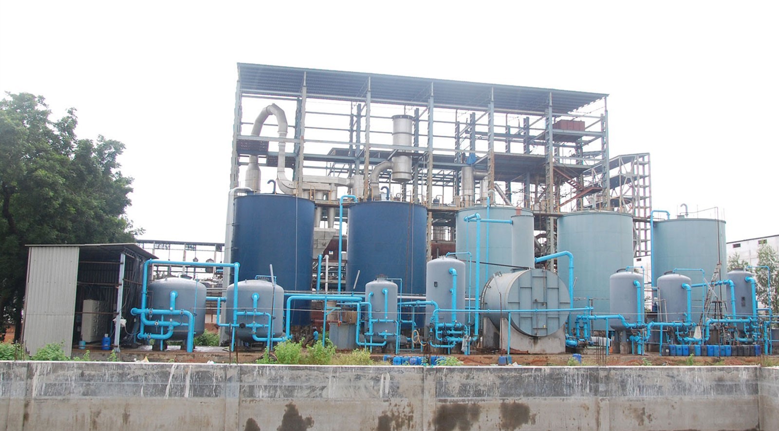 Industrial water treatment infrastructure