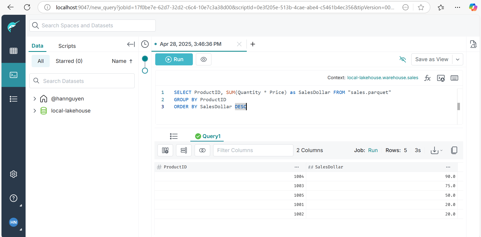 GitHub - hanvocado/local-data-lakehouse: A local data lakehouse with ...