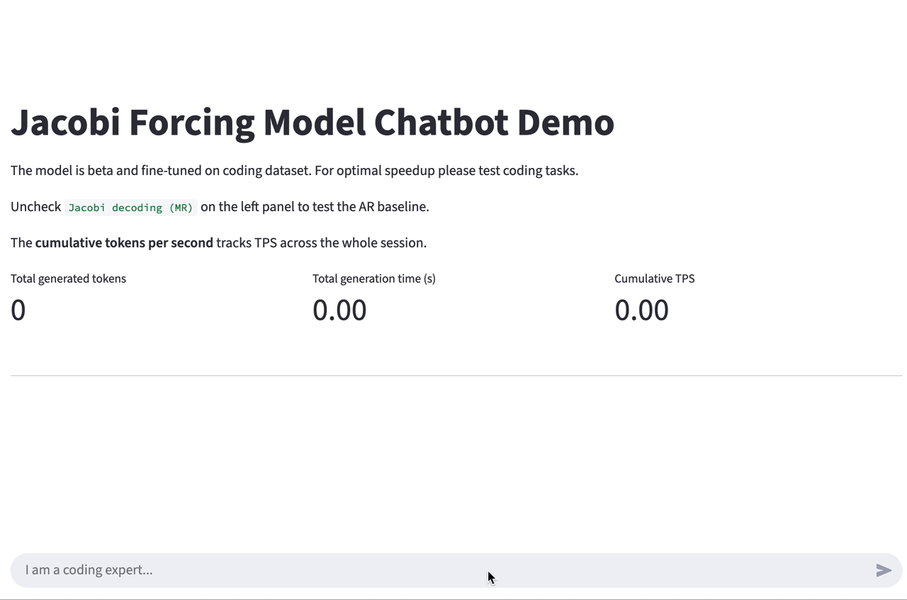 Jacobi Forcing example demo (right)