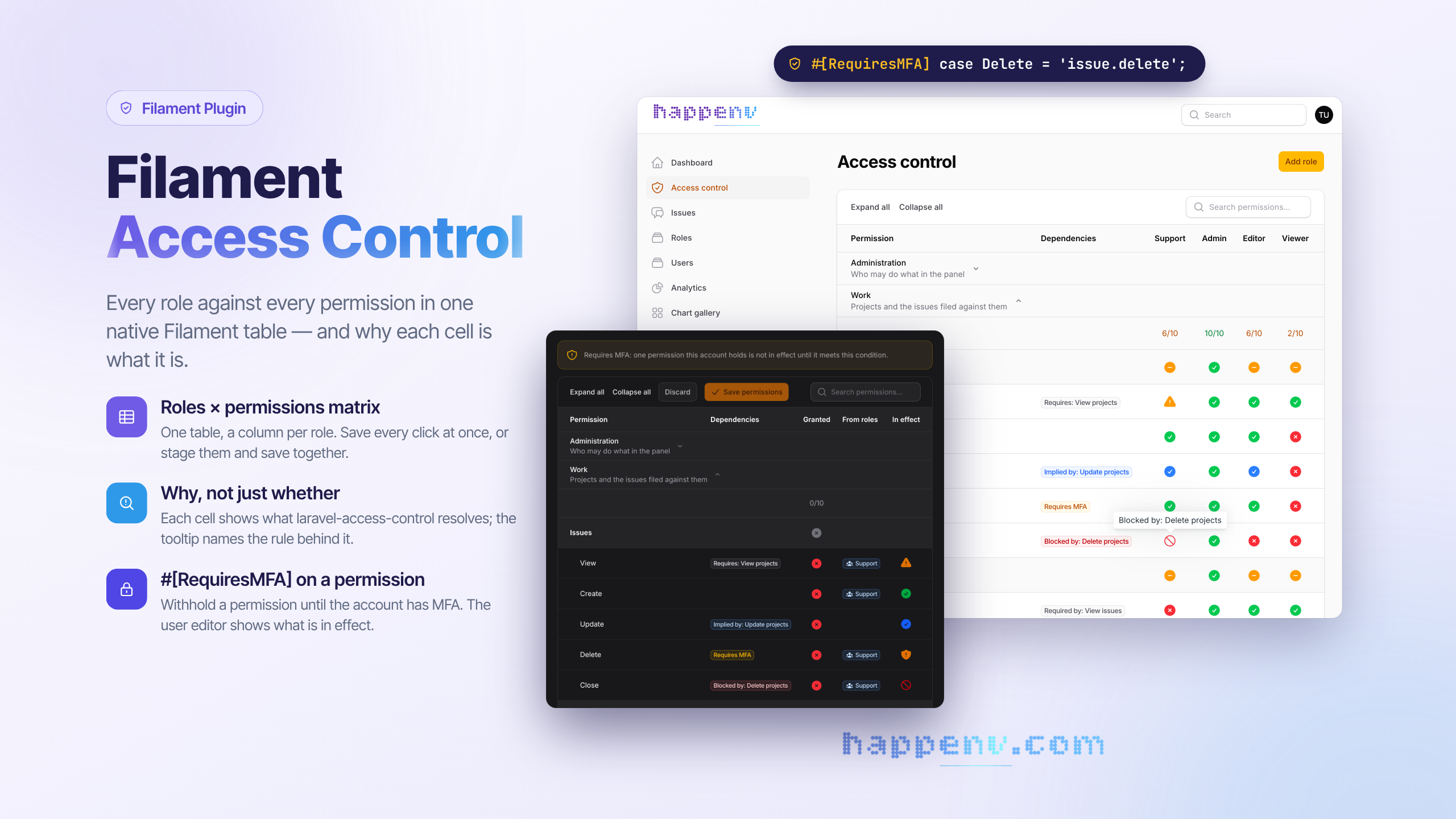 Filament Access Control