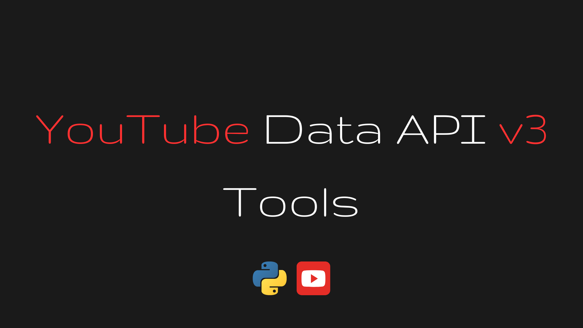 YouTubeDataAPIv3Tools