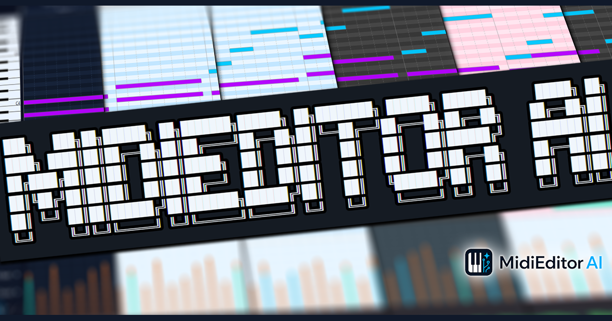 MidiEditor AI - AI-powered MIDI editor with built-in MidiPilot copilot