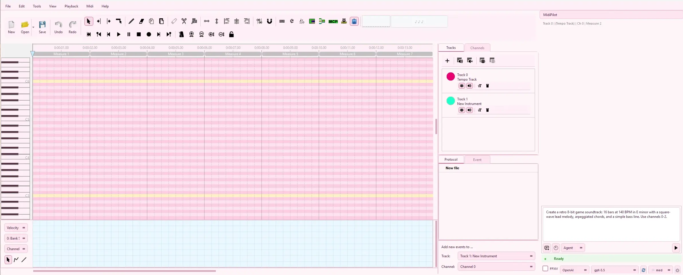 MidiEditor AI