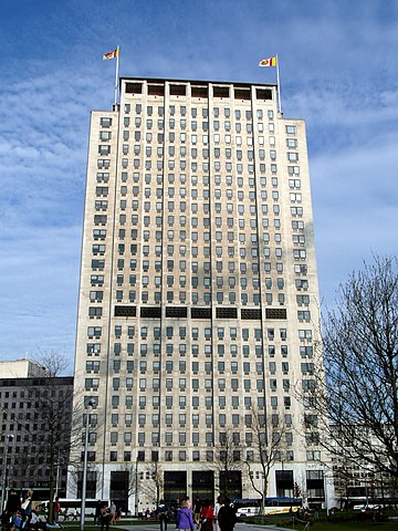 Shell Centre headquarters in London