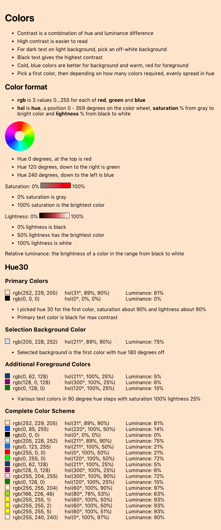 GitHub - haraldrudell/colors: Color scheme design in React by Harald ...