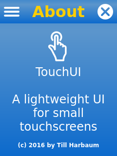 About TouchUI