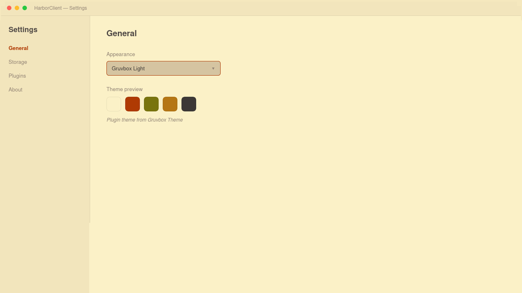 Screenshot of Gruvbox Theme