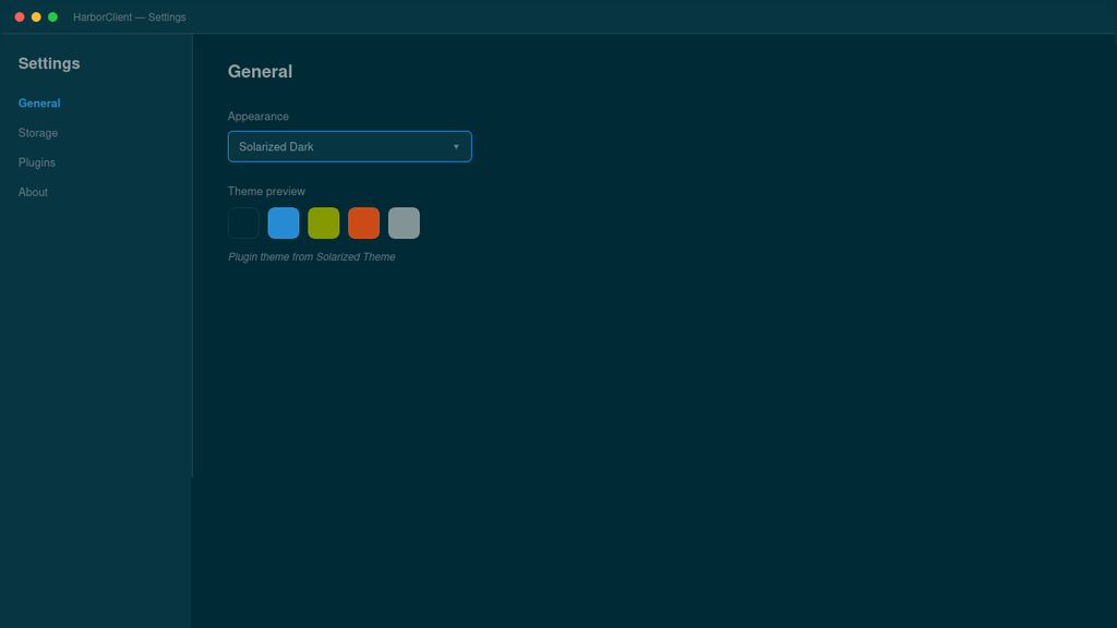 Screenshot of Solarized Theme