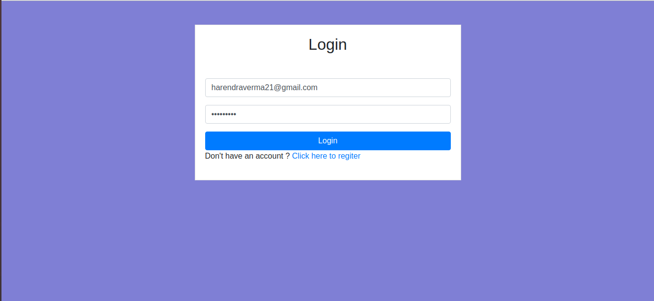 Login Page