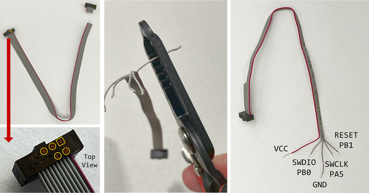 Cutting Cortex-M debug cable