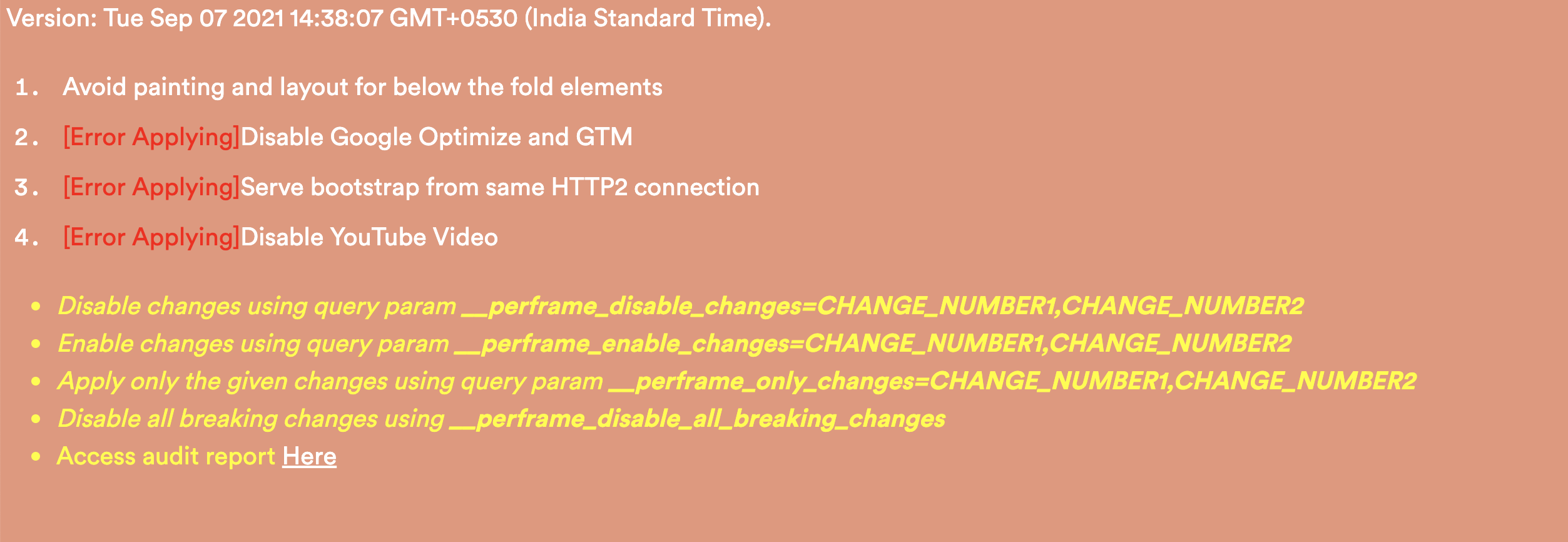 Perframe UI Open