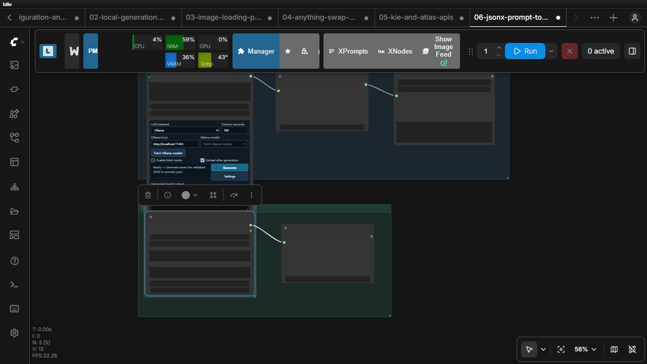 Nodes added to a native group
