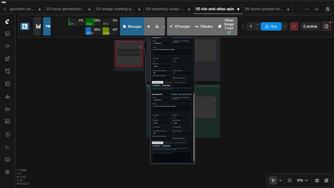 Kie and Atlas workflow