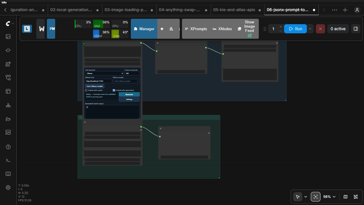 JsonX toolchain workflow
