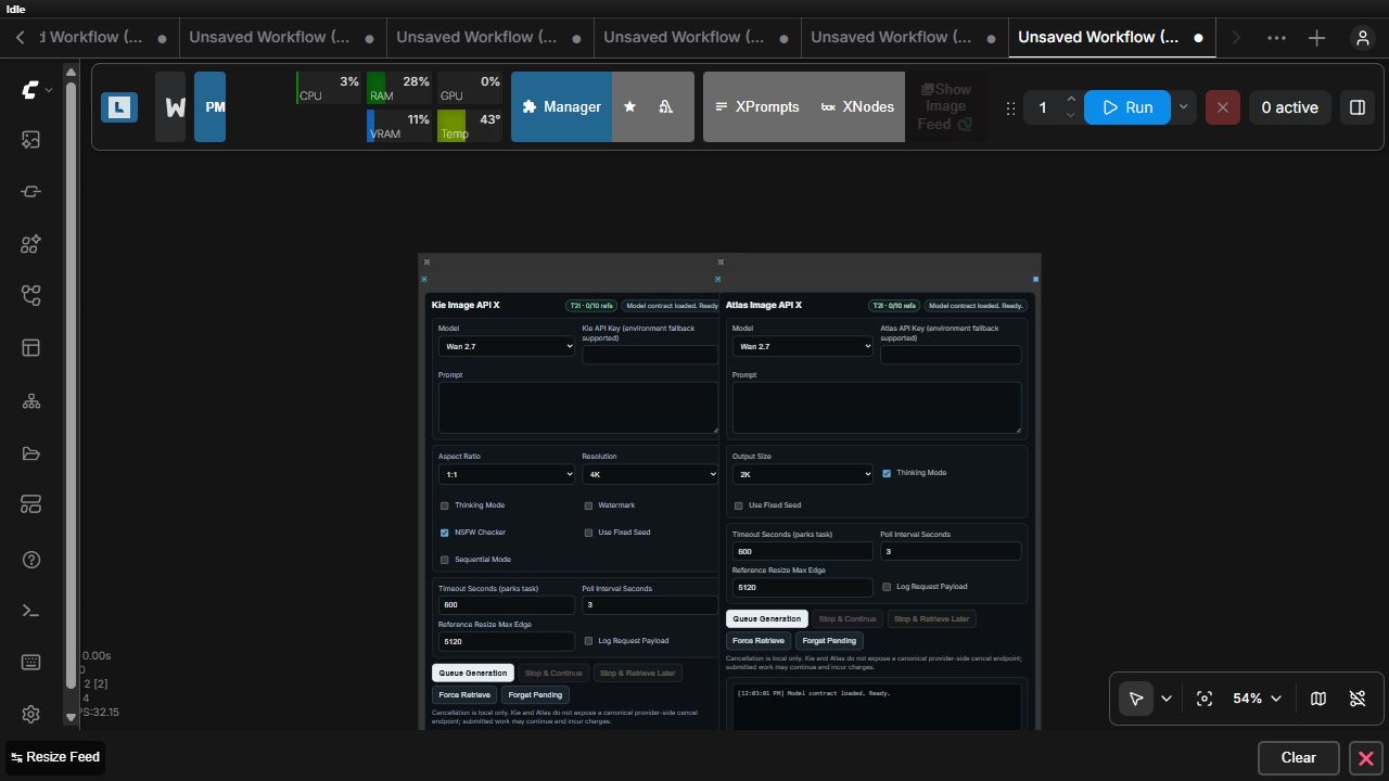 Kie and Atlas API nodes