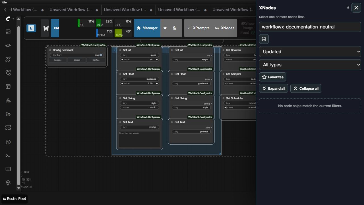 XNodes library