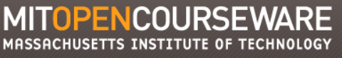 MIT Open CourseWare