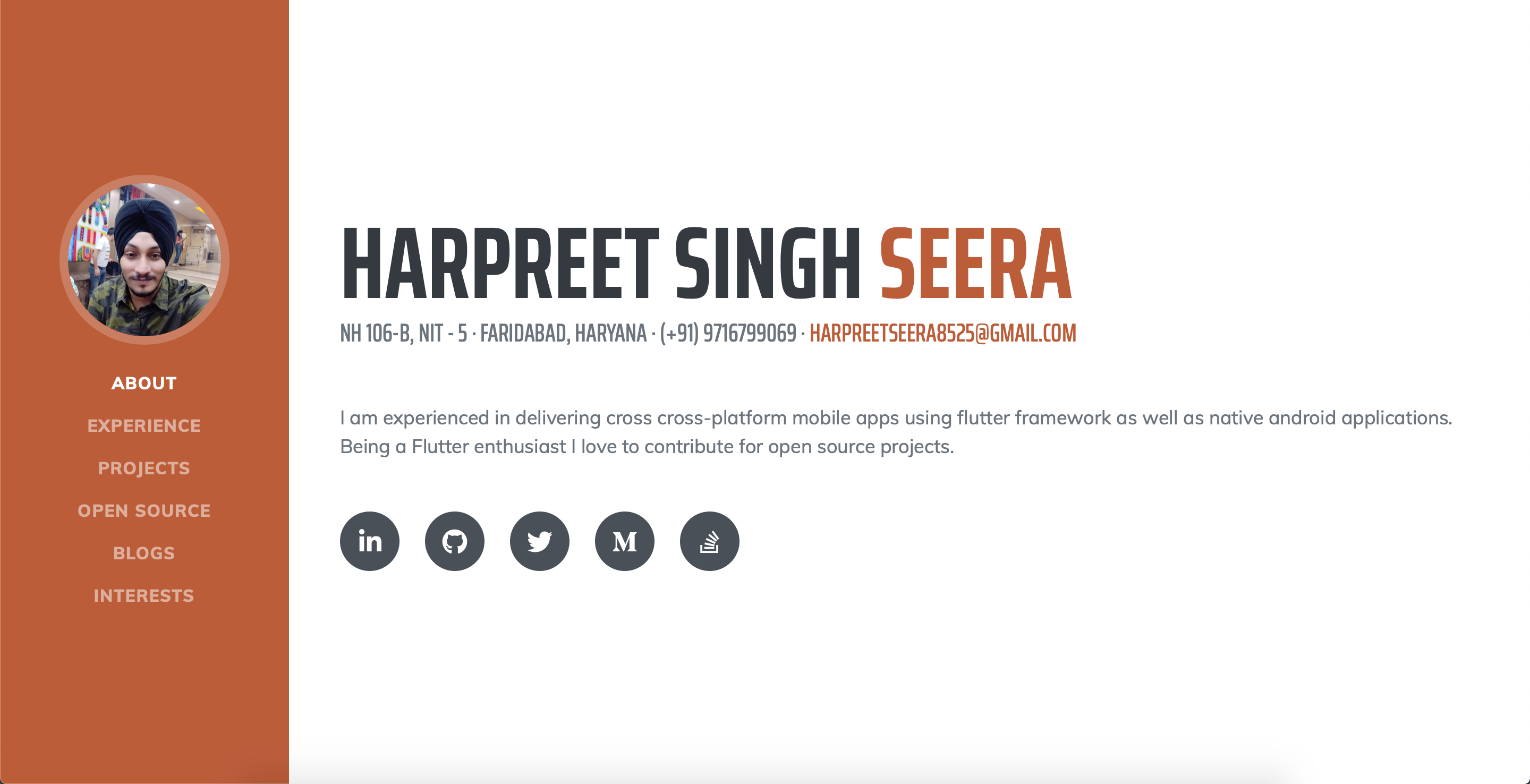 Harpreet's portfolio preview