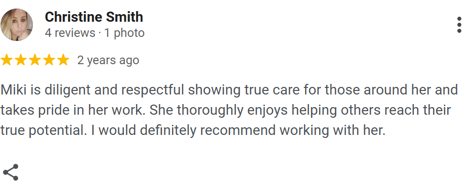 Christine Smith review