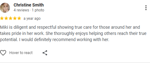 Christine Smith review